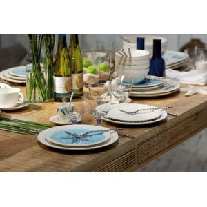 Set tacamuri 30 piese MONTAUK, otel inoxidabil