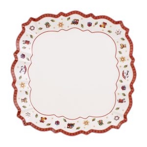 Platou TOY'S DELIGHT, 26x26 cm, portelan