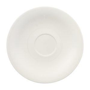 Farfurie ceasca cafea NEW COTTAGE, 19 cm, alb
