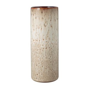 Vaza cilindrica LAVE HOME, 7,6x7,6x20 cm, bej