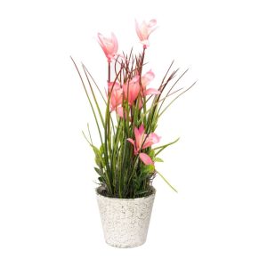 Floare GARDO roz, 11x35 cm, poliester