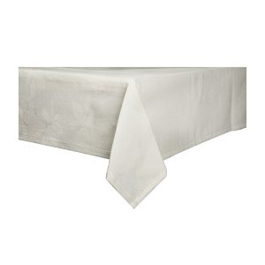 Fata de masa alb FLORAL 150x220 cm