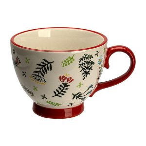 Cana HERBAL rosu, 14,5 cm