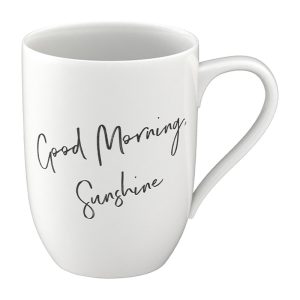 Cana GOOD MORNING SUNSHINE, 290 ml, alb, portelan