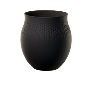Vaza mare MANUFACTURE COLLIER,  17x16 cm, negru