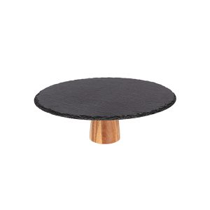 Platou servire cu picior AMARA, 30x10 cm