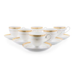 Set 6 cesti cu farfurii QUEENLY