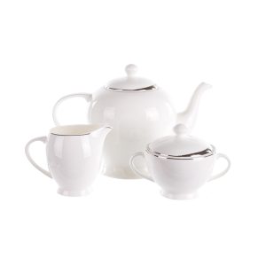 Set ceai 3 piese  portelan englezesc LORAINE