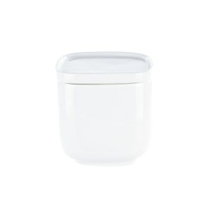 Zaharnita WHITE SQUARE, 8x8.3 cm, portelan