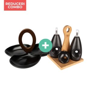 Platou aperitiv SHIVA+Set oliviera INSPIRATION