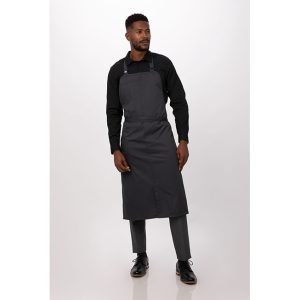 Sort CHEF'S BIB BRIO, 102x109 cm, gri