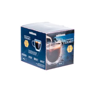 Ceasca espresso din sticla dubla TERMO, 100 ml