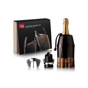 Set accesorii sampanie 3 piese VACU VIN
