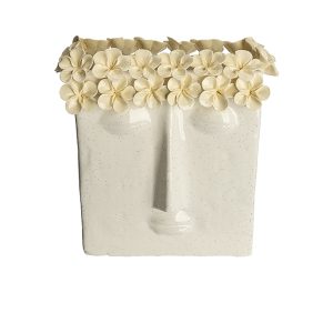 Vaza forma de cap FLORA, 22x10x23 cm