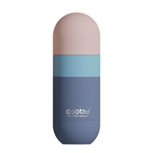 Sticla termo ASOBU ORB albastru pastel 420 ml