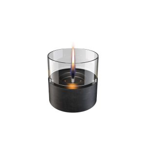 Lumanare ambientala TENDERFLAME negru