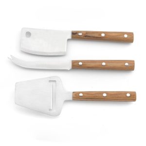 Set 3 cutite pentru branzeturi LEGNOART REGGIO